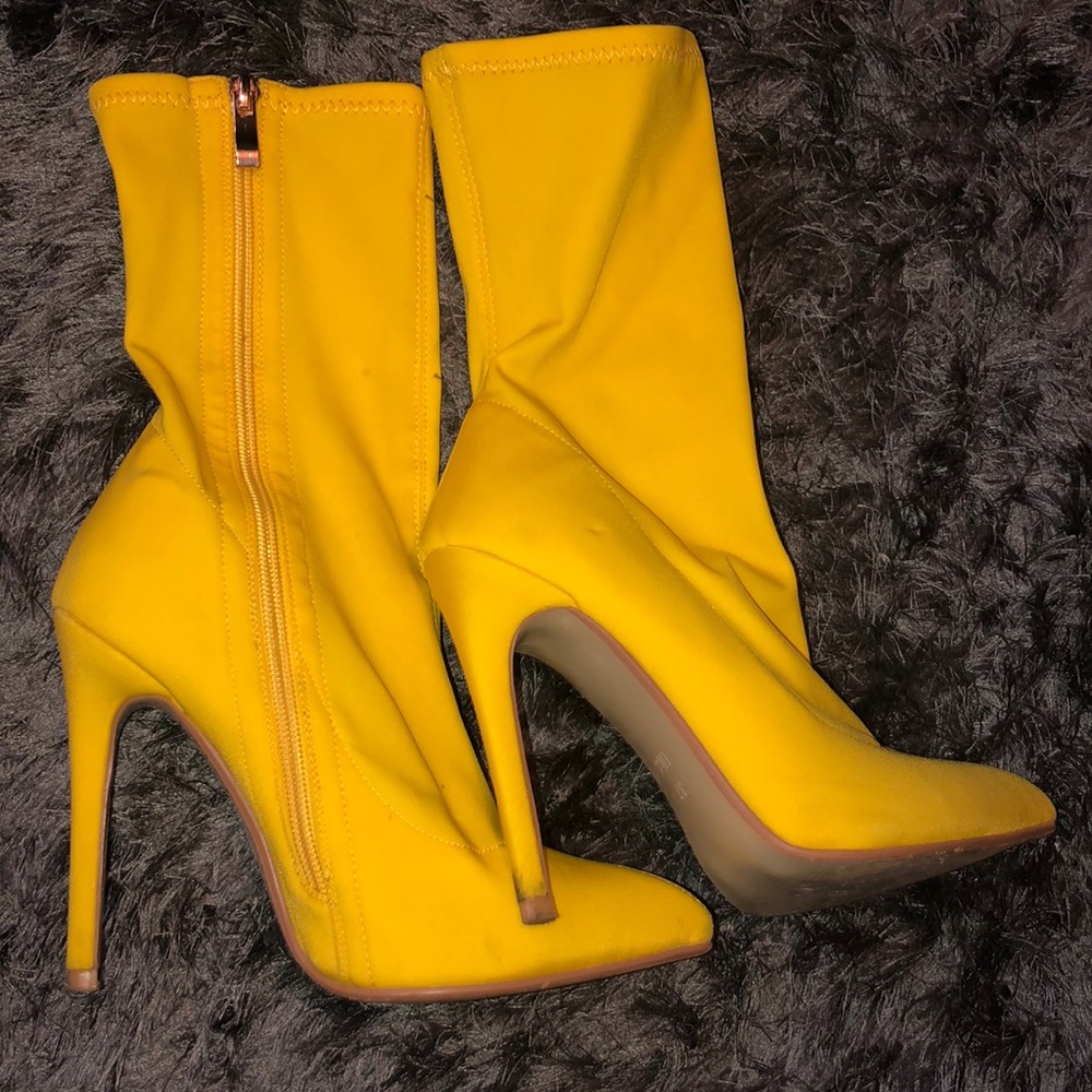 Yellow heels